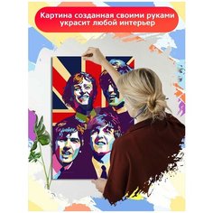 Картина по номерам Музыка Beatles Битлз - 6364 В 60x40