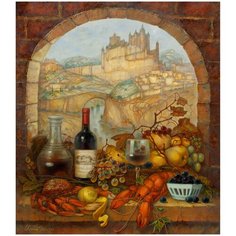 Картина стразами (алмазная мозаика) 40×50 см, остров сокровищ «Прованские истории», без подрамника, 662584