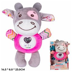 Игрушка на батарейках 888-1FM Коровка с мелодиями Шаинского в коробке Tong DE