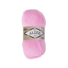 Пряжа Alize Sal Sim, 95 % акрил, 5 % люрекс, 100 г, 460 м, 1 шт., 191 розовый
