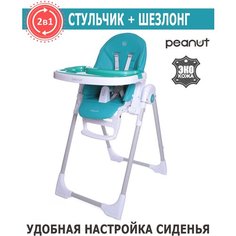 Стульчик для кормления Babycare Peanut, лазурный