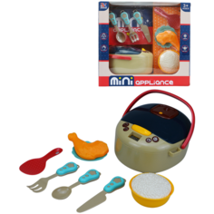 Детская кухня, игровой набор, Мультиварка с аксессуарами, со световыми и звуковыми эффектами Ярик