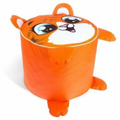 Игрушка-пуфик «Тигр», мягкая, 40 × 40 см, цвет оранжевый Zabiaka