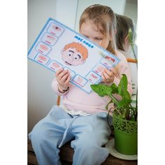 Игровой набор на липучках для малышей "Изучаем части тела" Вундеркиндляндия