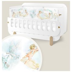 Dr.Hygge Бортик (3 секции) HG210301 Ангелы бирюзовый