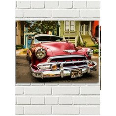Картина по номерам автомобили (рэтро-авто) - 7822 Г 30x40