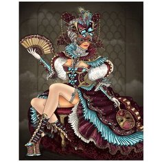 Алмазная мозаика Italiano 40х50 см Венецианский карнавал (30 цветов) Molly