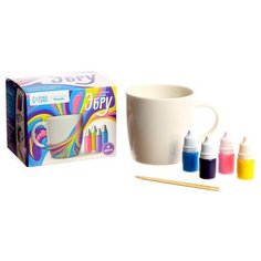 Рисование по воде: эбру "Создай свою кружку"./В упаковке шт: 1 Школа талантов