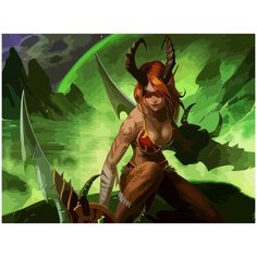 Картина по номерам на холсте world of warcraft - 385