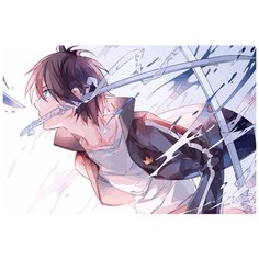 Картина по номерам на холсте Аниме Бездомный бог 5484 60x40