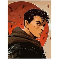 Картина по номерам на холсте Аниме Берсерк - 8 30X40