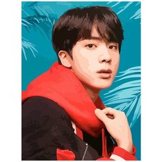 Картина по номерам на холсте Музыка BTS (Джимин, Шуга, Намджун) - 7165 В 30x40