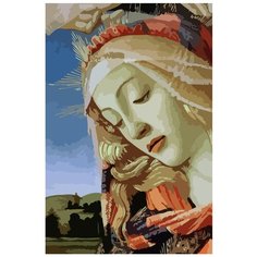 Картина по номерам на холсте Мадонна Магнификат (фрагмент) 5009 40x60