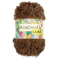 Пряжа ARACHNA "LAMA" 100% микрополиэстер 5 шт. х200г 100м №27 коричневый