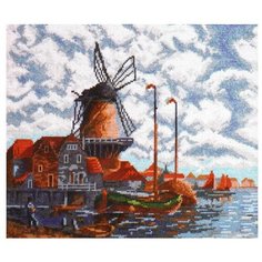 Набор для вышивания "Голландский пейзаж", 28x24 см, Палитра