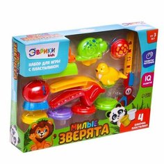 Набор для игры с пластилином Эврики "Милые зверята", улиточка NQ-A32