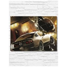 Картина по номерам на холсте игра Need For Speed The RUN (PS, Xbox, PC, Switch) - 11054 Г 30x40