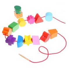 Томик Счетный материал "Бусы" "Геометрия", 15 дет. 1-71