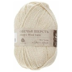 Пряжа Пехорка Овечья шерсть 166 суровый 100% шерсть 100г 200м 5шт