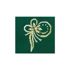 Набор для вышивания сделай своими руками арт. З-34 Золотые украшения. Цветок 12х12 см