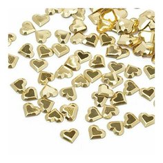 Стразы IDEAL термоклеевые металл арт. HTF-4.4G 6х7 мм цв. золото уп.1400шт