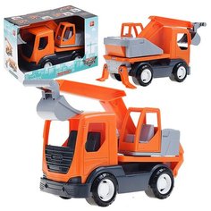 Авто "Tech Truck" экскаватор в коробке ТИГРЕС