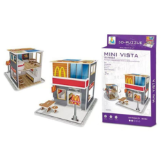 3D пазл, развивающий 3Д пазл для детей макдональдс, игрушка McDonald’s, конструктор для детей Fun & Toy
