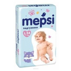 Подгузник детский 9-16кг. L 54 шт. Mepsi