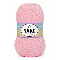 Пряжа NAKO Elit Baby (NAKO), розовый - 23421, 100% акрил антипиллинг, 5 мотков, 100 г, 250 м.