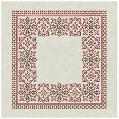 Набор для вышивки салфетки "Радость2"(цена производителя) Каролинка 45х45см