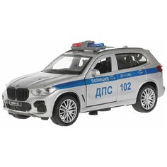 Машина металл свет-звук bmw X5 M-SPORT полиция 12 см, двер, баг (X5-12SLPOL-SR) Технопарк