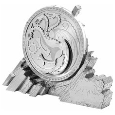 Металлический конструктор / Сборная модель / Конструктор 3D Metal Model / Игра престолов. Герб Таргариенов