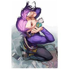 Картина по номерам на холсте Аниме JOJO (Джованна, Джотаро, ДжоДжо) - 8925 В 60x40