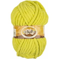 Пряжа Adelia DOLLY (30), желто-зеленый, 5 шт. по 100 г