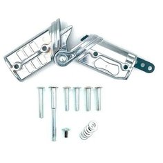 Механизм складывания рамы коляски (хром) с крепежом Adamex