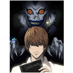 Картина по номерам на холсте Тетрадь Смерти - 1 30 х 40