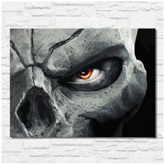 Картина по номерам на холсте игра Darksiders 2 - 11597 Г 30x40