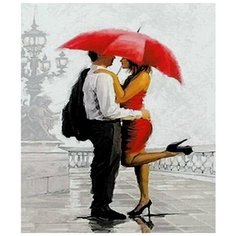 Алмазная мозаика 3D 40*50 см свидание Нет бренда