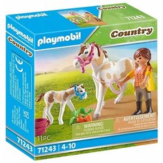 Конструктор Playmobil Лошадь с жеребенком, 71243