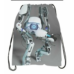 Сумка-мешок для обуви Portal 2, Портал 2 №1 Migom