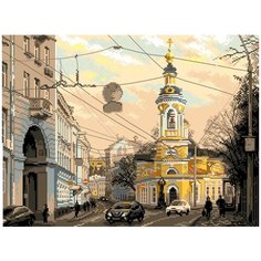 Матрёнин Посад Набор для вышивания 1800 Москва, ул. Солянка - рисунок на канве 30 х 40 см