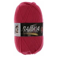 Пряжа лайка, натуральная шерсть 75% меринос 25% собака Color City