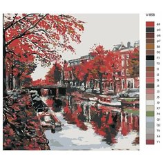 Картина по номерам V-858 "Голландия. Свежесть", 70x70 см Brushes Paints