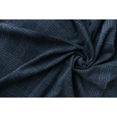 Ткань джерси синего цвета из шерсти Corneliani