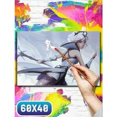 Картина по номерам на холсте видеоигры league of legends - 12183 60х40