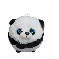 Мягкая игрушка подушка круглая Панда 25 см китай