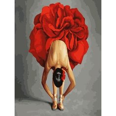 Картина по номерам Балет в красном 40х50 см Hobby Home