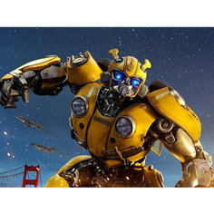 Плакат, постер на бумаге Transformers: Bumblebee/Трансформеры: Бамблби/комиксы/мультфильмы. Размер 21 х 30 см