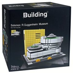 Конструктор Building Architecture (Архитектура) Музей Соломона Гуггенхейма 744 детали / архитектура Нью-Йорка / набор креэйтор Yiwu Youda Import and Export