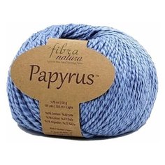 Пряжа Fibra Natura Papyrus Фибра Натура Папирус, 77% хлопок, 23% шелк, 50 г, 120 м, 1 моток.